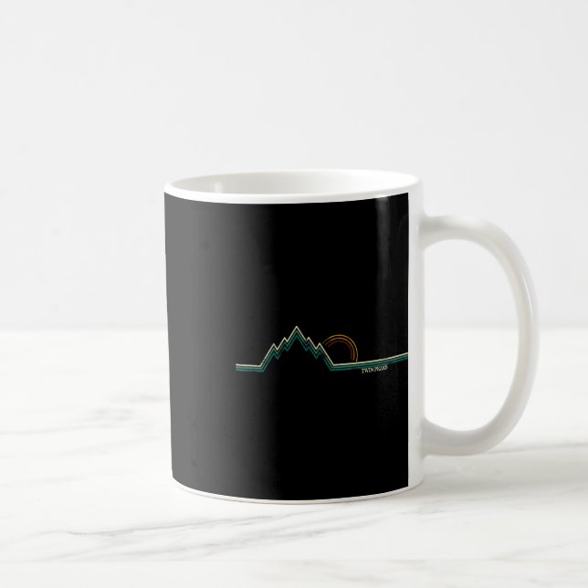 Retro Twin Peaks  Coffee Mug (Right)