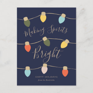 Retro Twinkles Holiday Card