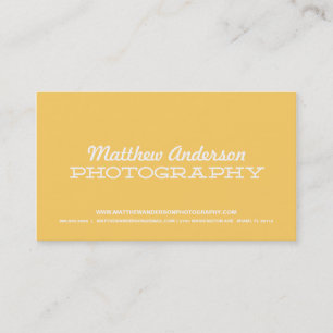 RETRO TYPE   PHOTOGRAPHY BUSINESS CARD