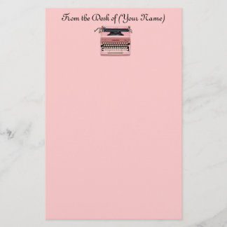 Retro Typewriter Stationery
