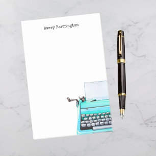 Retro Typewriter Vintage 60s Cute Personalised  Post-it Notes