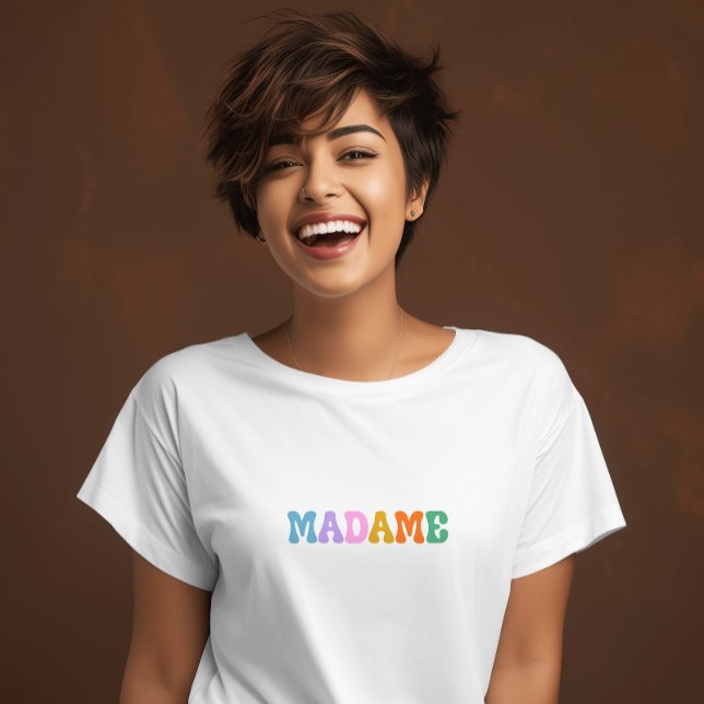 Retro typography colourful modern cute T-Shirt (Creator Uploaded)