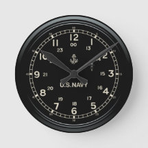 Retro U.S. NAVY Clock imitation