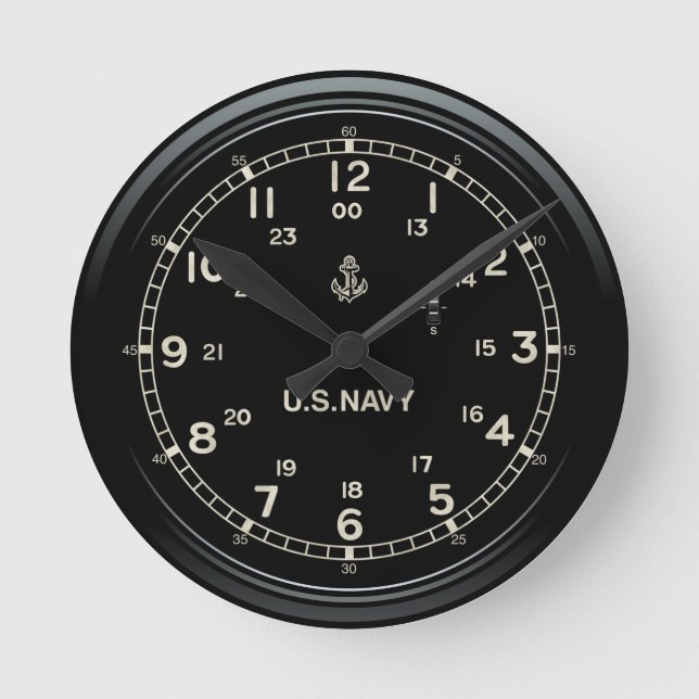 Retro U.S. NAVY Clock imitation (Front)