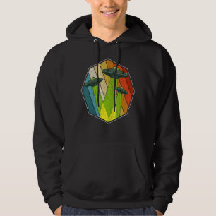 Retro Ufo Abduction Sci Fi Extraterrestrial Ufo Hoodie