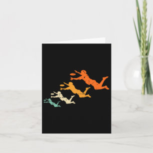 Retro Ultimate Frisbee Player Vintage Disc Ultimat Card