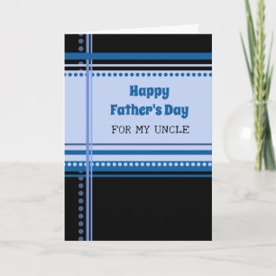 Retro Uncle Happy Father's Day Card