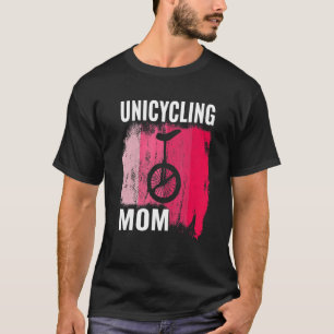 Retro Unicyclist Unicycle Monocycle For Women Mum  T-Shirt