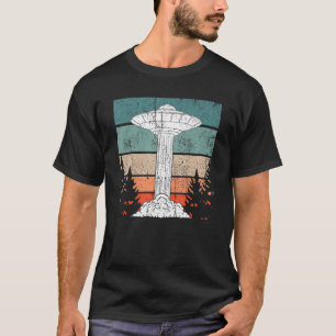 Retro Unidentified Flying Object Sci Fi Extraterre T-Shirt