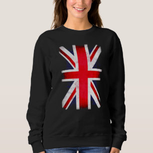 Retro Union Jack Flag Uk England Great Britain Sweatshirt