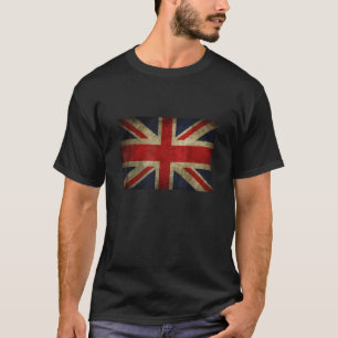 Retro Union Jack Vintage Uk Flag  Hoodie British T-Shirt