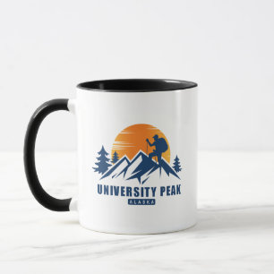 Retro University Peak Hike T-Shirt Mug