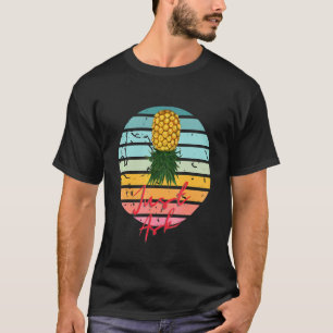 Retro Upside Down Pineapple Just Ask Swingers T-Shirt