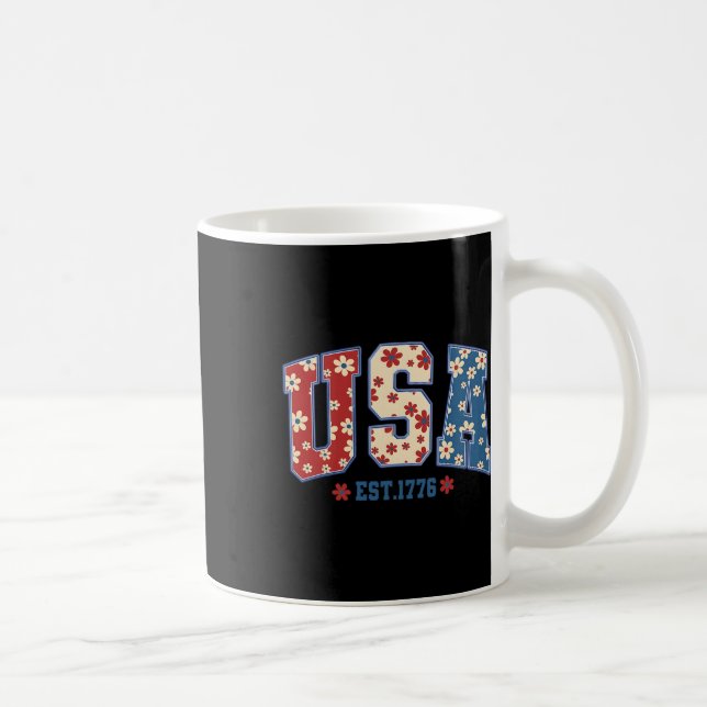 Retro Usa  Coffee Mug (Right)