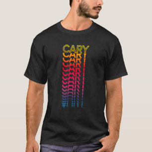 Retro Usa Colourful City Nostalgic Cary T-Shirt