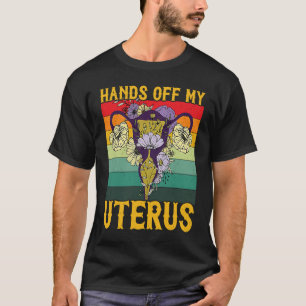 Retro Uterus Support Hysterectomy Recovery Product T-Shirt
