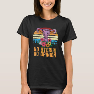 Retro Uterus Support Hysterectomy Recovery Product T-Shirt