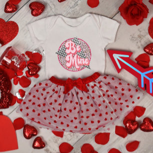 Retro Valentine Be Mine Baby Bodysuit
