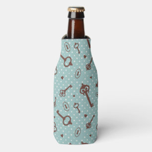Retro Valentine Keys Bottle Cooler
