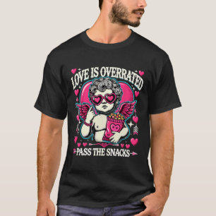 Retro Valentine Sarcastic Illustration T-Shirt
