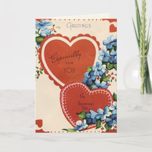 Retro Valentine's Day Card (Front)
