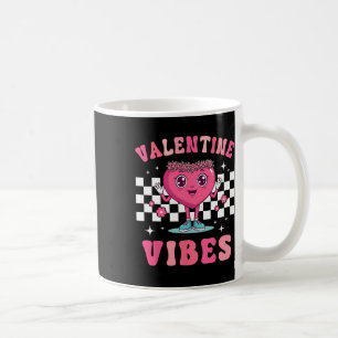 Retro Valentine's Day Heart Valentine Vibes Boys G Coffee Mug