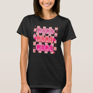 Retro Valentine's Day Mama Family Love Matching Cu T-Shirt