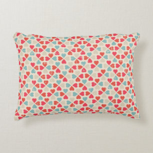 Retro Valentine's Day Pattern Decorative Cushion