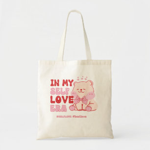 Retro Valentine's Day Self love Era Teddy Bear Tote Bag