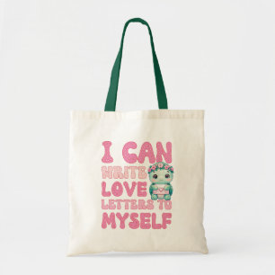 Retro Valentine's Day Self love Turtle Tote Bag