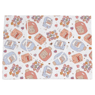 Retro Valentine's Large Gift Bag