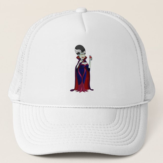 Retro Vamp Trucker Hat (Front)