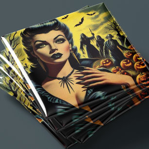 Retro Vampire Girl Magnet