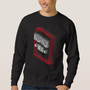 Retro Vaporwave Walla Walla Washington WA Sweatshirt