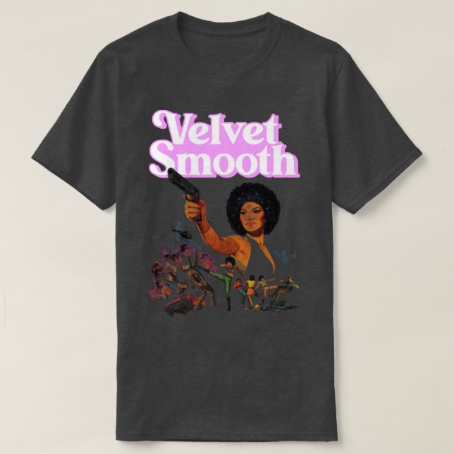 Retro Velvet Smooth Cult Classic T-Shirt (Design Front)