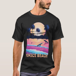 Retro Venice Beach California Souvenir Surf T-Shirt