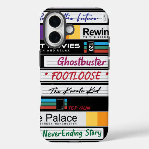 Retro VHS Movie Design iPhone 16 Case