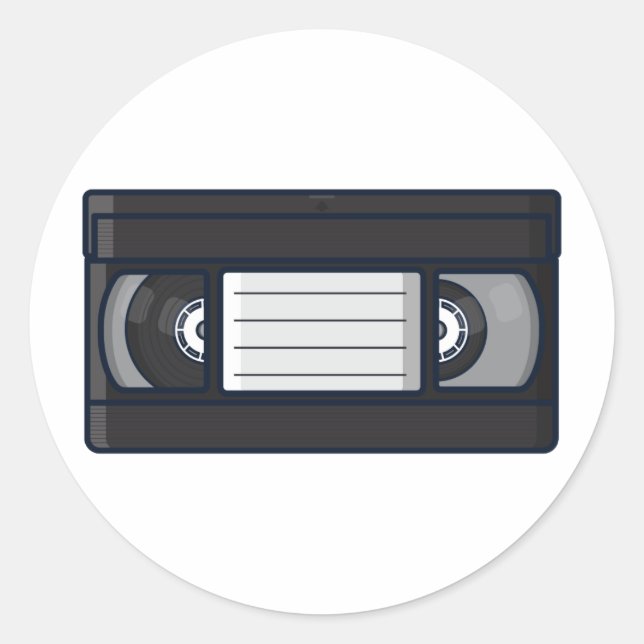 Retro - VHS Tape Sticker (Front)