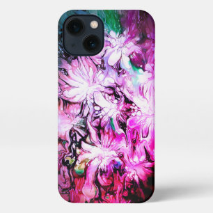Retro Vibes Abstract Fluid Art  iPhone 13 Case