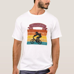 Retro Vibes and Silhouette Rider Charm T-Shirt