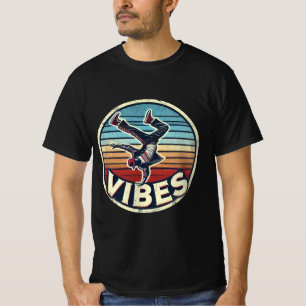 Retro Vibes: Breakdancer in Action Classic T-Shirt