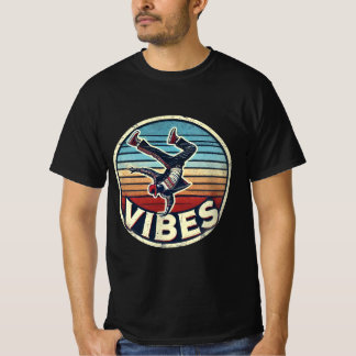Retro Vibes: Breakdancer in Action Classic T-Shirt