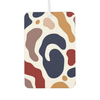 Retro Vibes - Colourful Abstract Patterns Car Air Freshener