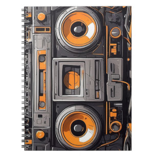Retro Vibes: Exclusive Cassette Tape Player Notebook