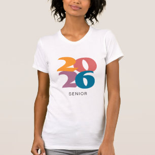 Retro Vibes Graduation 2024 Senior Personalised T-Shirt