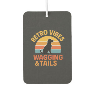 Retro Vibes, Wagging & Tails Car Air Freshener