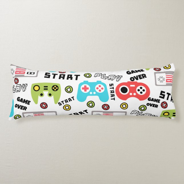 Retro Video Game Body Cushion (Front)