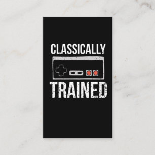 Retro Video Game Controller Gaming Nerd Business Card