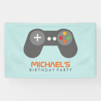Retro Video Game Controller Kids Birthday Party