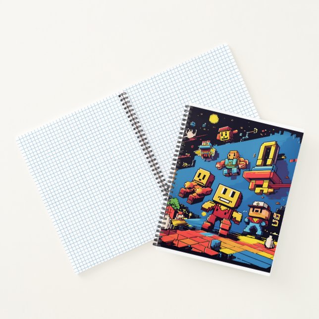 Retro Video Game Culture1 Notebook (Inside)